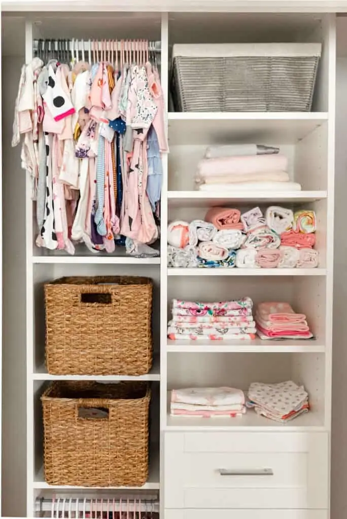 How to Organize a Baby's Closet