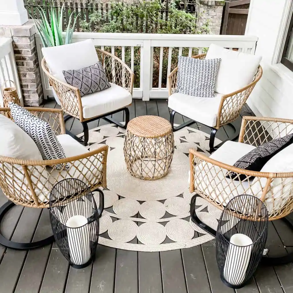 Front on sale patio set