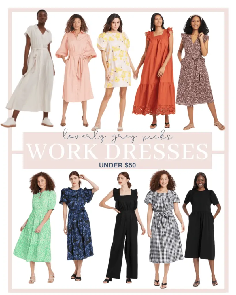 Summer Dresses Under $50 for work