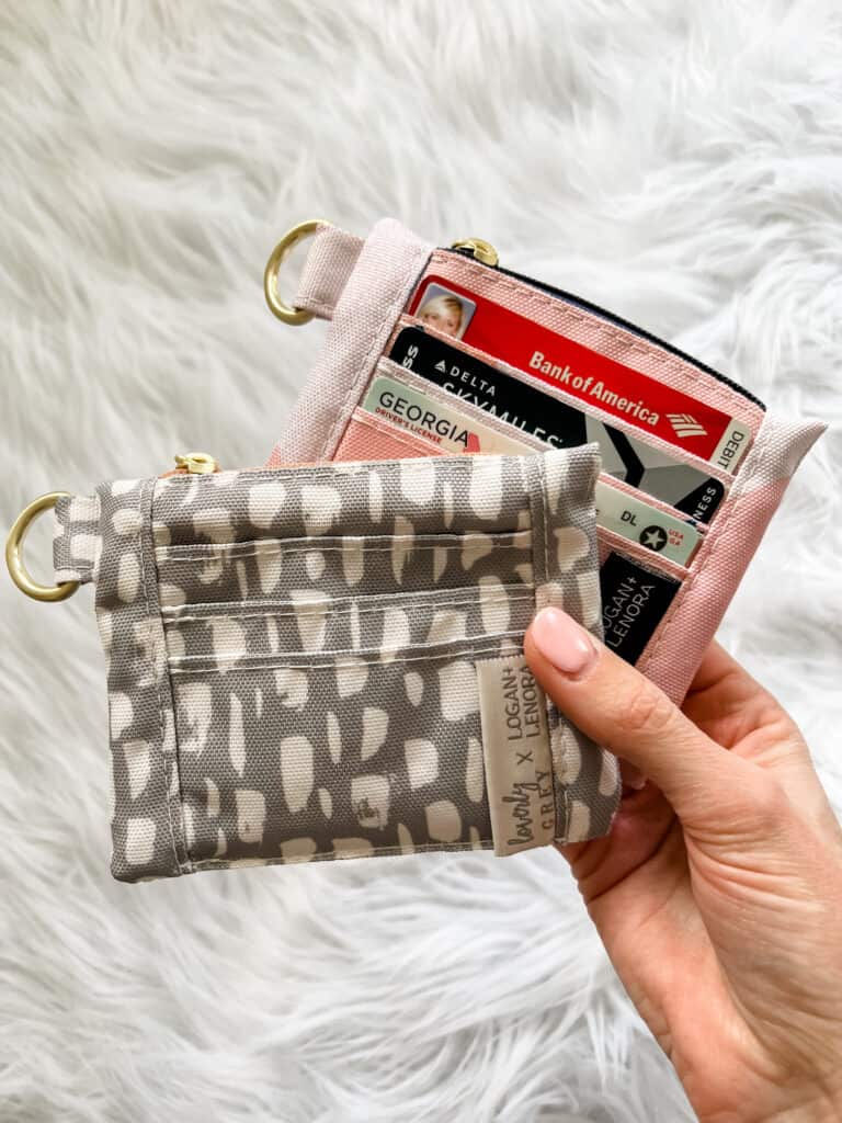 Loverly grey printed card holder by logan and lenora