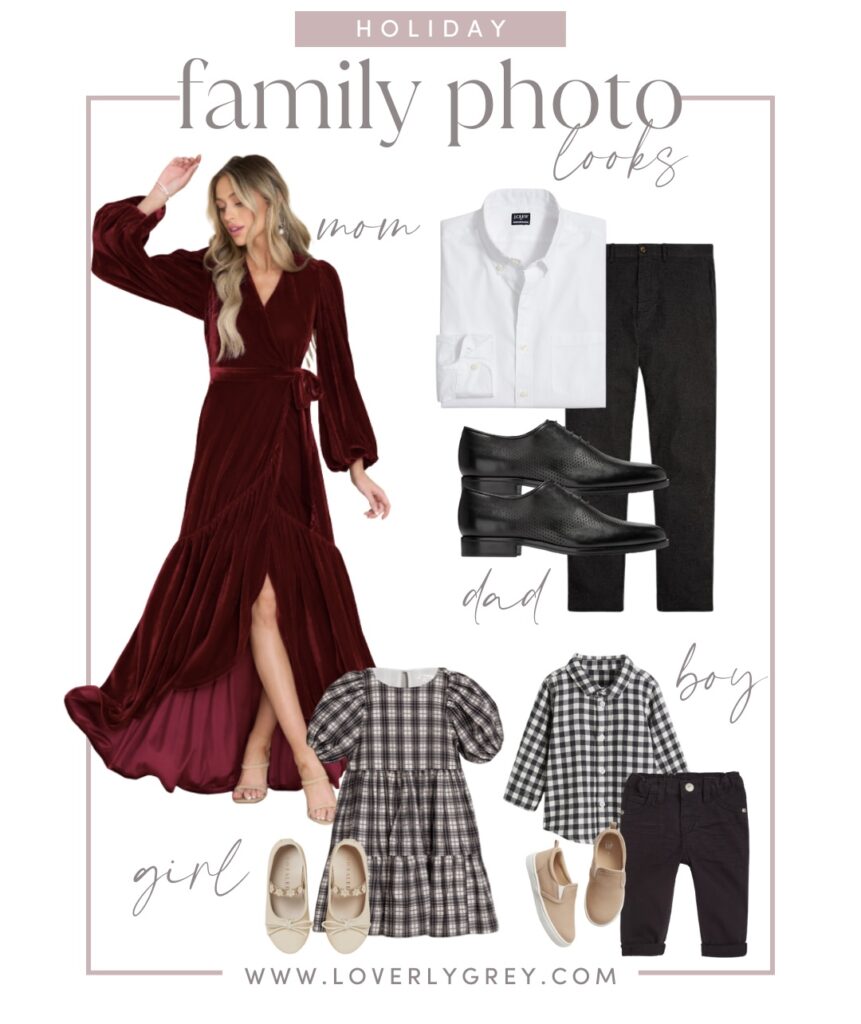 Outfit Ideas for Holiday Family Photos - Loverly Grey