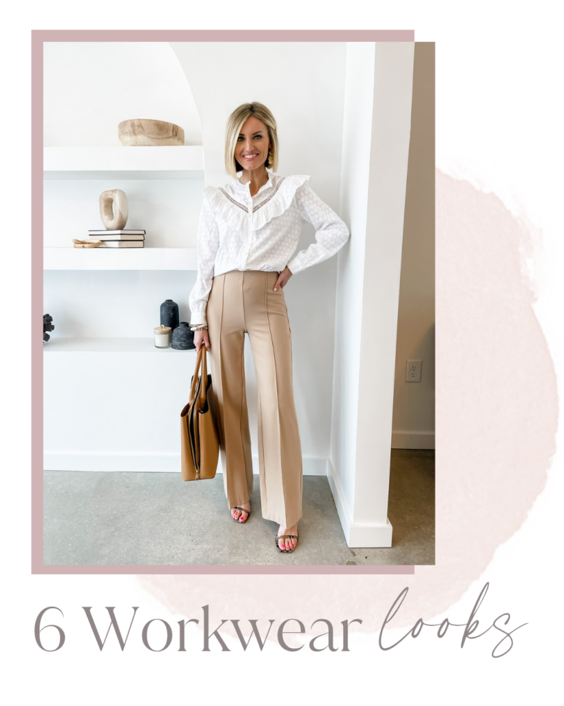 How to Style White Pants for Work - Loverly Grey