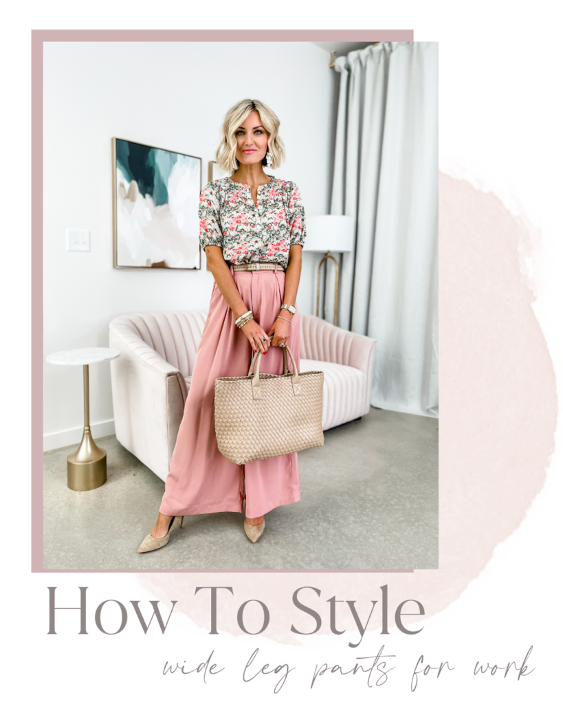 How to Style Wide-Leg Pants for Work - Loverly Grey