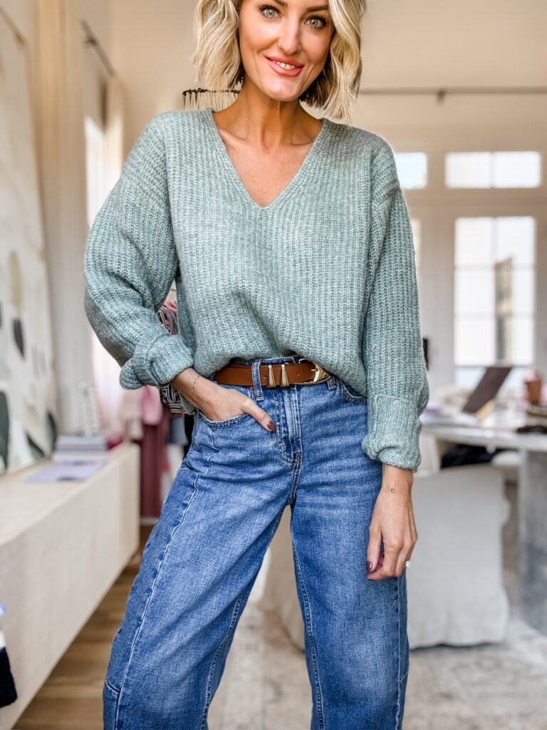 How to Style Barrel Jeans Five Ways