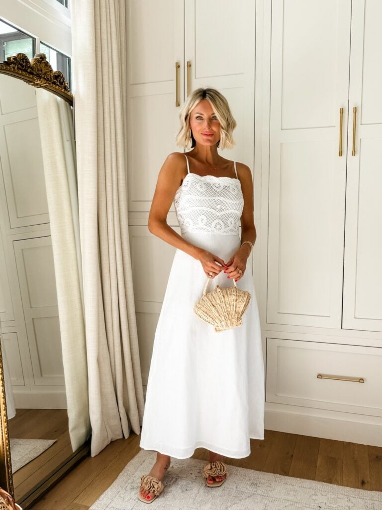 loft white maxi dress Crisp white dresses from @loft are ready for sunny days! 